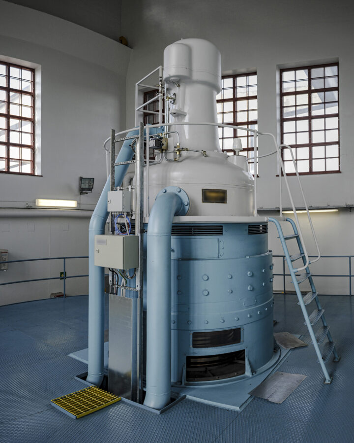 Machine hall in 2019, Kallioinen Hydropower Plant