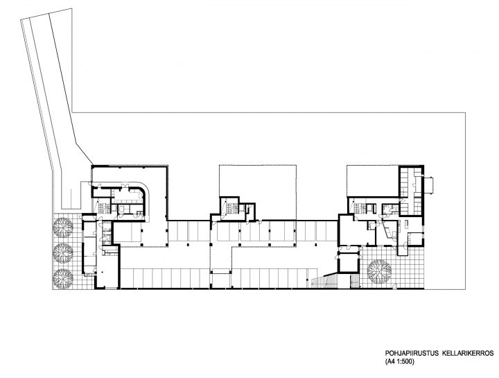 Floor plan, Käpykallio Housing