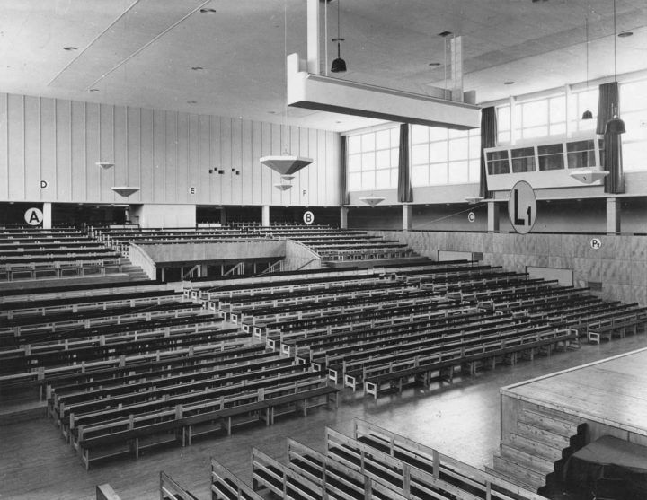 Photo from 1935, Töölö Sports Hall (former Expo Hall)