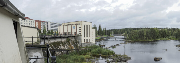 View from the southeast in 2021, Koivukoski I-II Power Plant