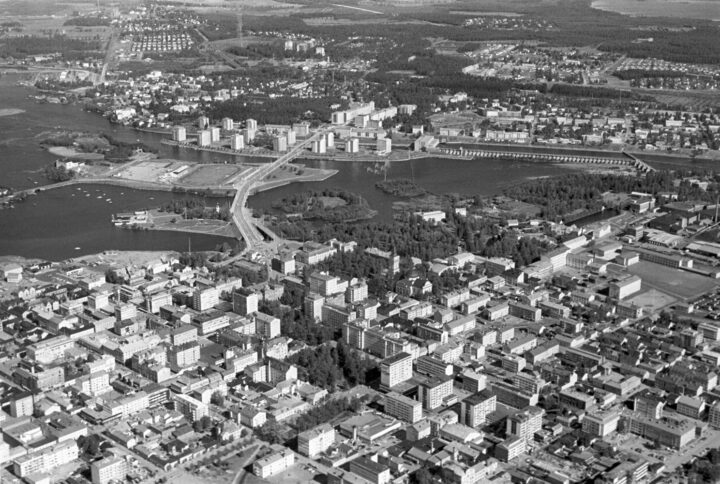 Photo from 1964, Koskikeskus Landscape and Urban Plan