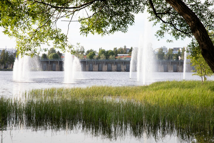 Ainola park, Koskikeskus Landscape and Urban Plan