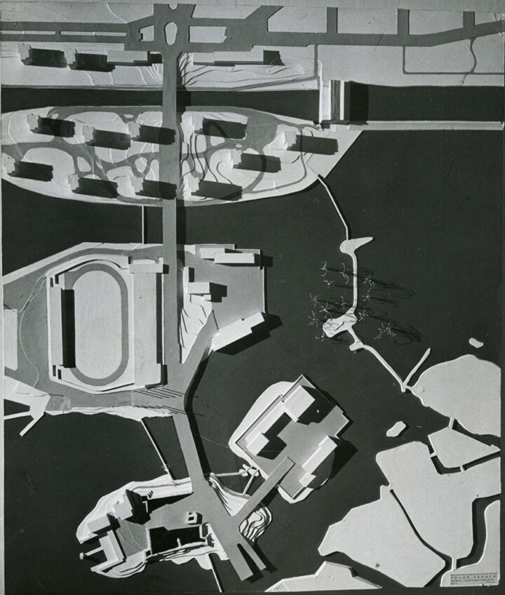 Scale model, Koskikeskus Landscape and Urban Plan