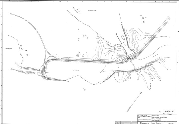 Position map, Kallioinen Hydropower Plant