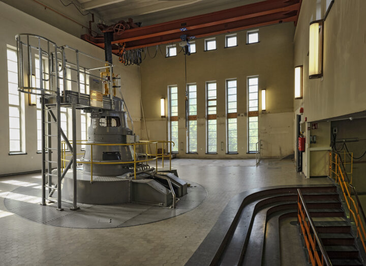 Machine hall in 2021, Ämmäkoski Hydropower Plant