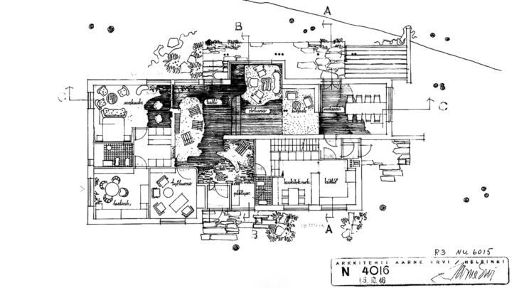 Engineer's house 1 floor plan, Nuojua Residential Area