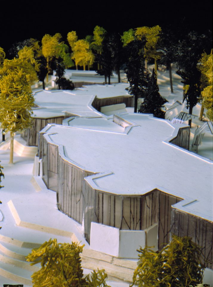 Model of the competition entry, Mäntyniemi Residence of the President of Finland