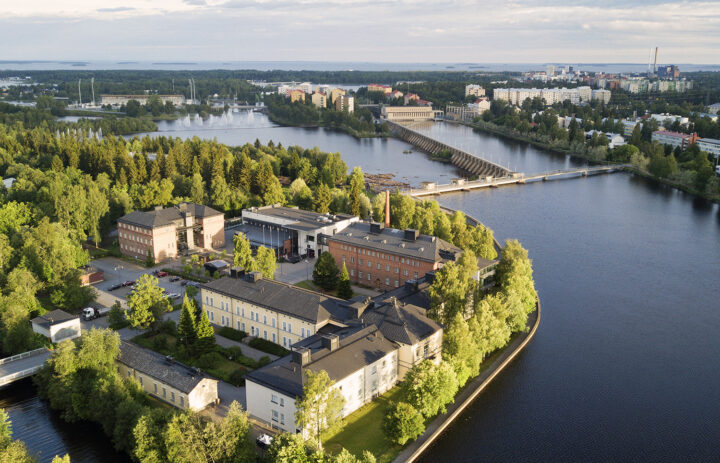 Merikoski reservoir and estuary, Merikoski Hydropower Plant