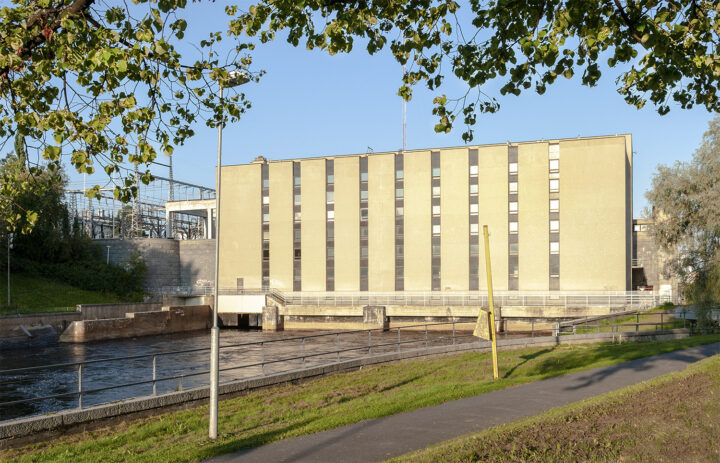 View from west, Merikoski Hydropower Plant